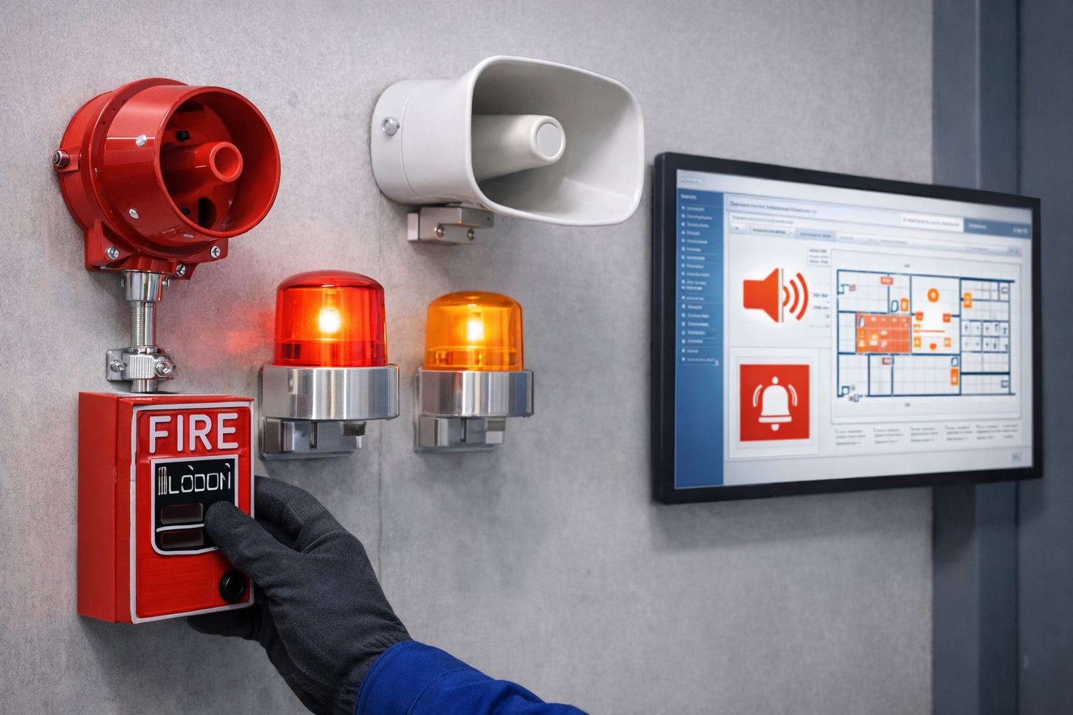 Alarmas y evacuación Fire & Gas